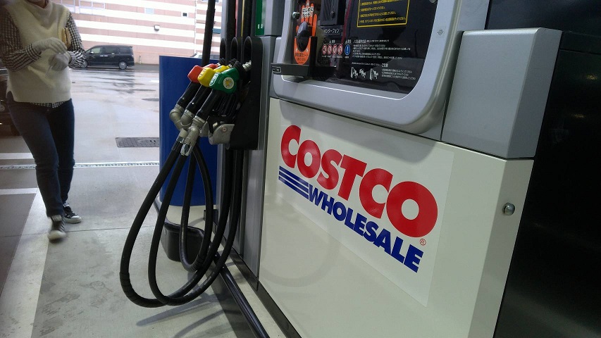 コストコのガソリンスタンド設備は当たり前のピカピカ