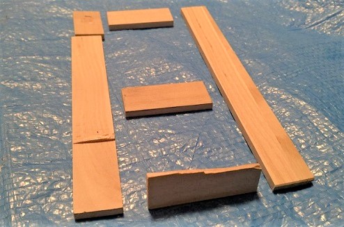 ティッシュを壁に吊り下げたいので、布製ティッシュケース用木製フレームをDIYで作る