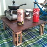 セリアの板材でミニテーブル作ってみた