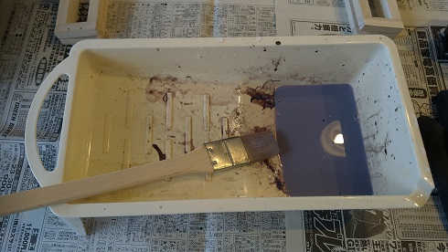100均セリアの板材でアウトドア用大小(2Way)ミニテーブルを作った。今から塗装する